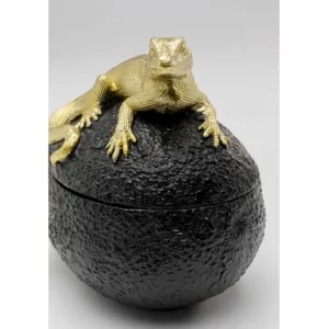 Sale KARE Design Deko Box Avocado Lizard 15cm
