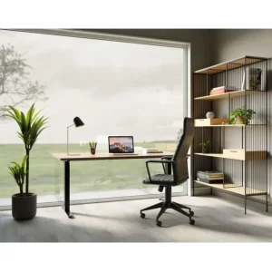 New KARE Design Desk Office Jackie Oak Black 160x80