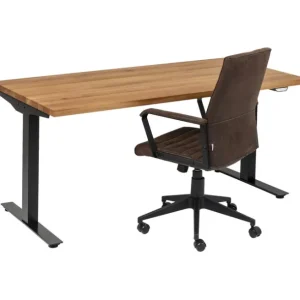 New KARE Design Desk Office Jackie Oak Black 160x80