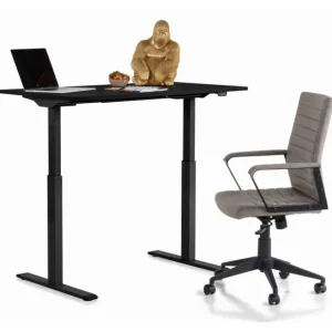 New KARE Design Desk Office Smart Black Black 120x70