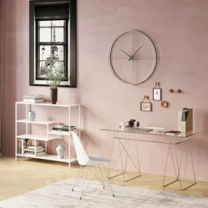 Discount KARE Design Desk Polar Chrome 8 mm tempered glass