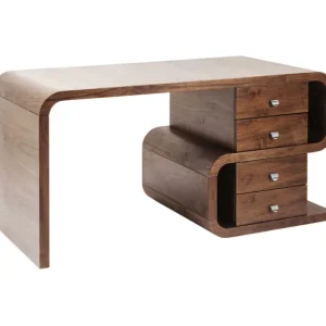 New KARE Design Desk Soft Snake Walnut 150x70cm