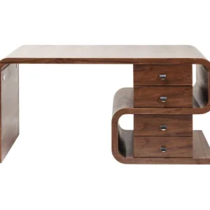 New KARE Design Desk Soft Snake Walnut 150x70cm