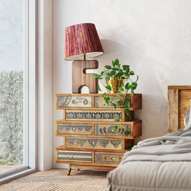 dresser_menorca_butterfly_1.webp Discount KARE Design Dresser Menorca Butterfly 65x65cm