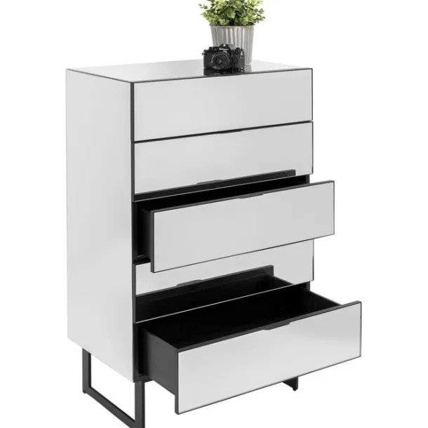 dresser_soran__drawers_bl_2.webp Clearance KARE Design Dresser Soran 5 Drawers Black 65x114cm