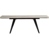 Clearance KARE Design Extension Table Amsterdam Dark 160(40+40)x90cm