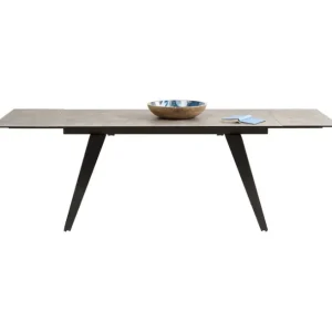 Clearance KARE Design Extension Table Amsterdam Dark 160(40+40)x90cm
