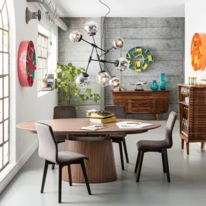 Hot KARE Design Extension Table Benvenuto Walnut 200(50)x110cm