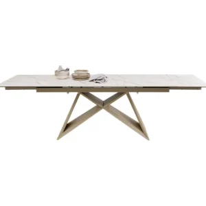 New KARE Design Extension Table Nelly Greige 180(40+40)x90cm
