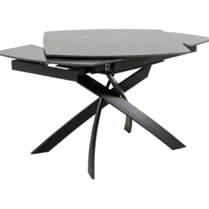 Discount KARE Design Extension Table Twist Black 120(30+30)x90cm