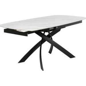 New KARE Design Extension Table Twist Onyx 120(30+30)x90cm