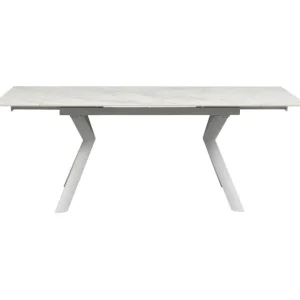 Fashion KARE Design Extension Table Xenia White 140(+30+30)x80cm