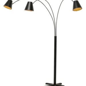 Fashion KARE Design Floor Lamp Cappellino Black Matt