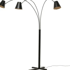 Fashion KARE Design Floor Lamp Cappellino Black Matt