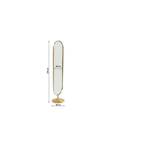 Sale KARE Design Floor Mirror Curve Brass 40x170cm