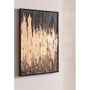 Hot KARE Design Framed Picture Abstract Black 80x120cm