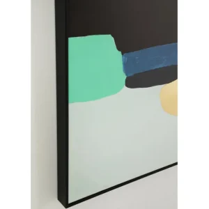 Clearance KARE Design Framed Picture Abstract Shapes Green 73x143cm