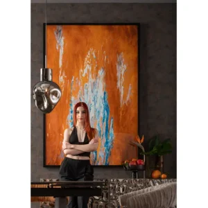 Online KARE Design Framed Picture Artistas Orange 120x180cm