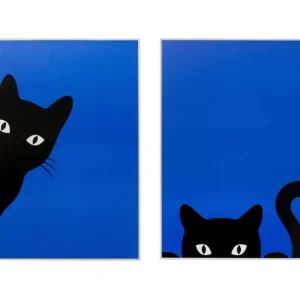 Best KARE Design Framed Picture Ciao Gatto (2/Set)