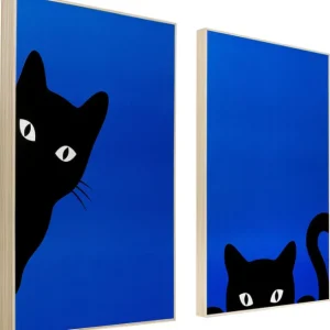 Best KARE Design Framed Picture Ciao Gatto (2/Set)