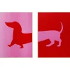 Hot KARE Design Framed Picture Dog Frankie (2/Set)