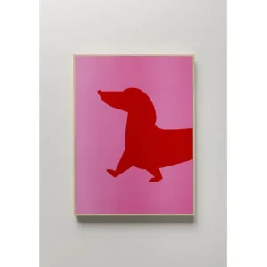 Hot KARE Design Framed Picture Dog Frankie (2/Set)