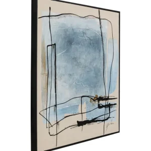 New KARE Design Framed Picture Dust Blue 100x100cm