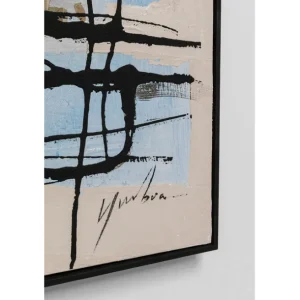New KARE Design Framed Picture Dust Blue 100x100cm