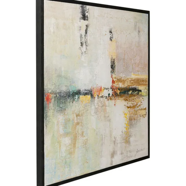 framed_picture_dust_gold__3.webp Outlet KARE Design Framed Picture Dust Gold 120x120cm