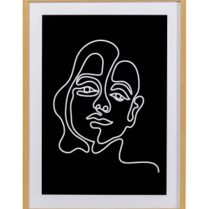 New KARE Design Framed Picture Faccia Arte Woman 60x80cm