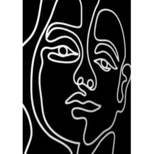 New KARE Design Framed Picture Faccia Arte Woman 60x80cm