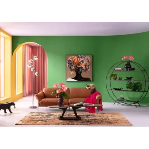 Best KARE Design Framed Picture Flower Hair 120x120cm