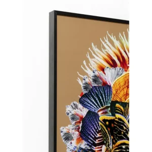 Best KARE Design Framed Picture Flower Hair 120x120cm