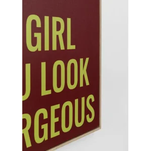 Clearance KARE Design Framed Picture Go Girl 50x70cm