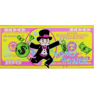 Discount KARE Design Framed Picture Graffiti Money 70x160cm