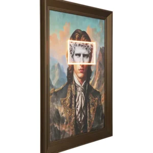 Sale KARE Design Framed Picture LED Art Gentleman 80x100cm