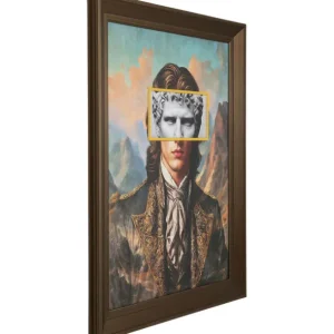 Sale KARE Design Framed Picture LED Art Gentleman 80x100cm
