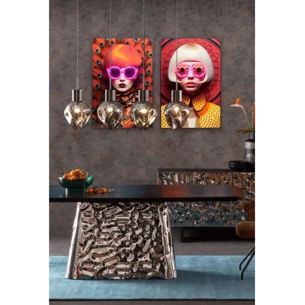 framed_picture_led_fancy__2.webp Fashion KARE Design Framed Picture LED Fancy Red Lady 120x80cm