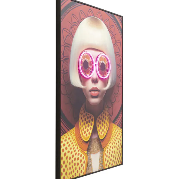 framed_picture_led_fancy__3-1.webp Discount KARE Design Framed Picture LED Fancy Blonde Lady 120x80cm
