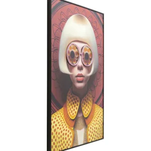 Discount KARE Design Framed Picture LED Fancy Blonde Lady 120x80cm
