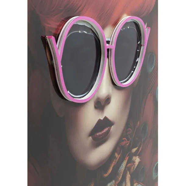 framed_picture_led_fancy__7.webp Fashion KARE Design Framed Picture LED Fancy Red Lady 120x80cm