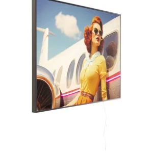 Online KARE Design Framed Picture LED Jetset Lean Lady 120x80cm