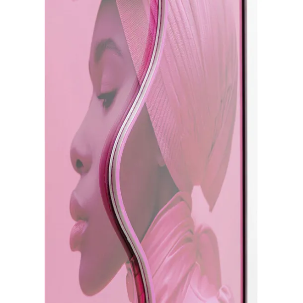 framed_picture_led_pink_w_5.webp Online KARE Design Framed Picture LED Pink Woman 80x80cm
