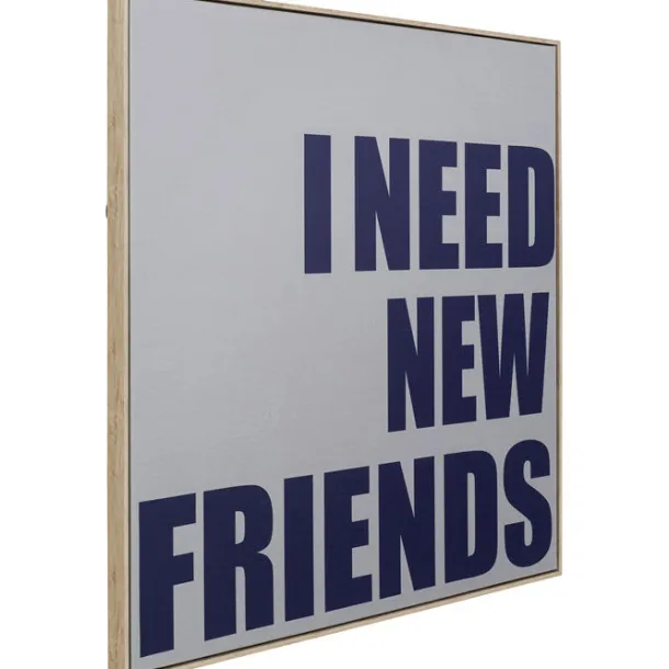 framed_picture_new_friend_4.webp Fashion KARE Design Framed Picture New Friends 80x80cm