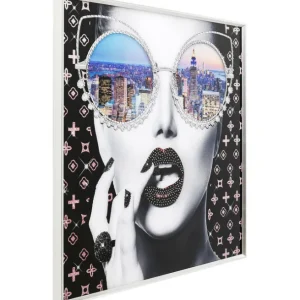 Fashion KARE Design Framed Picture NY View 80x80cm