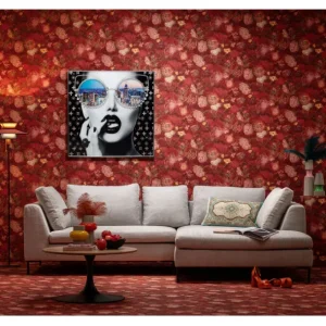Best KARE Design Framed Picture NY View 120x120cm