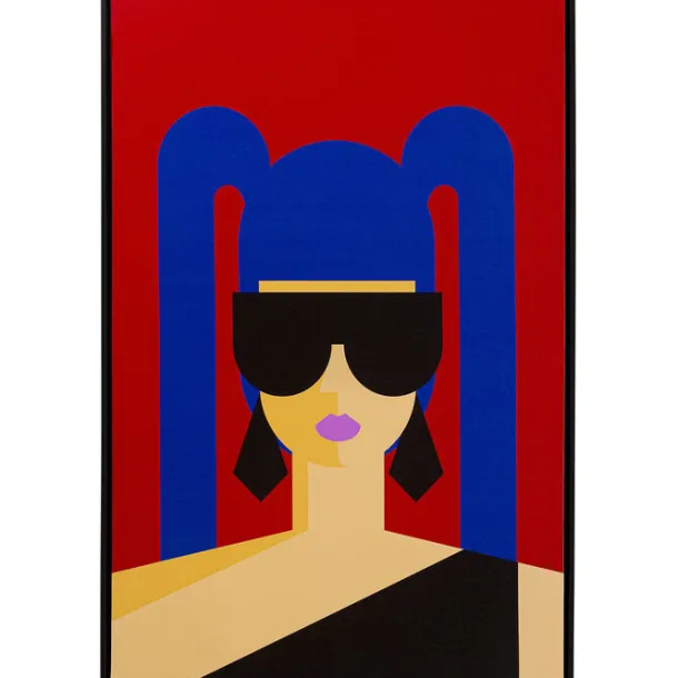 framed_picture_party_girl_0.webp Outlet KARE Design Framed Picture Party Girl 60x90cm