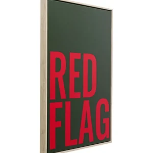 Sale KARE Design Framed Picture Red Flag 40x60cm