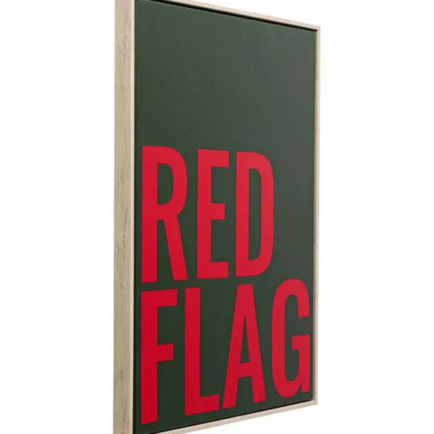 framed_picture_red_flag_x_3.webp Sale KARE Design Framed Picture Red Flag 40x60cm