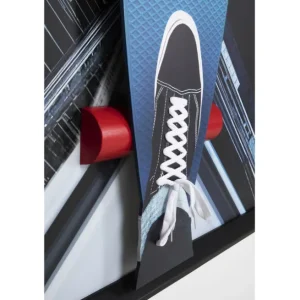 Sale KARE Design Framed Picture Skyline Skater 149x149cm